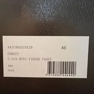 ALAÏA | Accessories | Alaa Corset Lux Mini Vienne Vague Noir  display picture 3